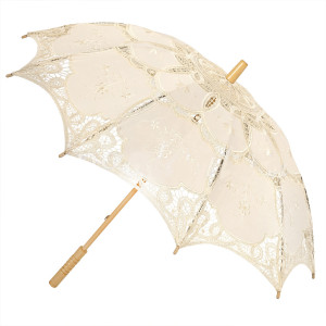Кружевной женский зонт от солнца №5011-48