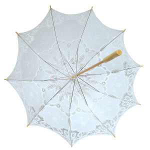 Кружевной женский зонт от солнца №5011-48