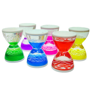 Песочные часы из акрила с жидкостью №16SY