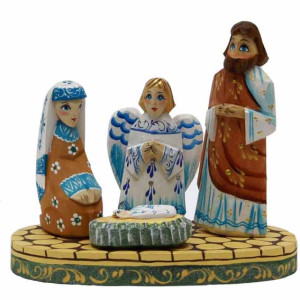 Фигурка из дерева Рождество №730FP_750P