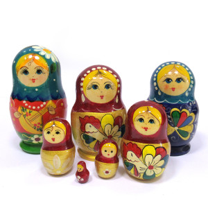Матрешка 5 мест №76-01M