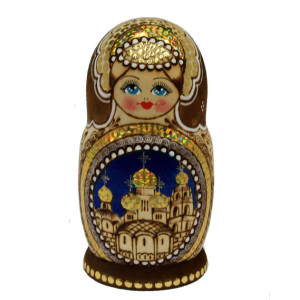 Матрешка "Церкви" 5 мест №712-17M