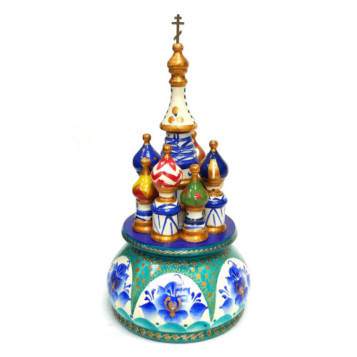 Церковь музыкальная из дерева №715-1