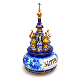 Церковь музыкальная из дерева "Ялта" №718-1B