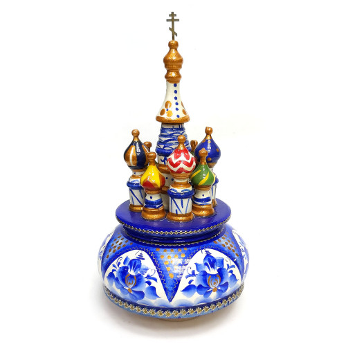 Церковь музыкальная из дерева №718-3