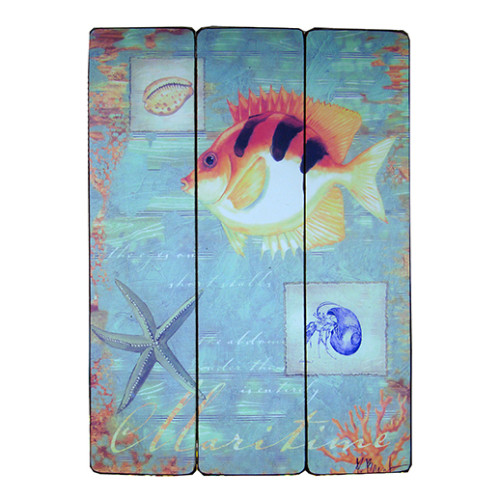 Картина деревянная "Рыба" №2