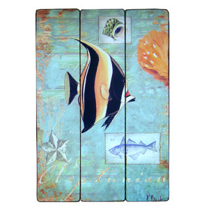 Картина деревянная "Рыба" №3