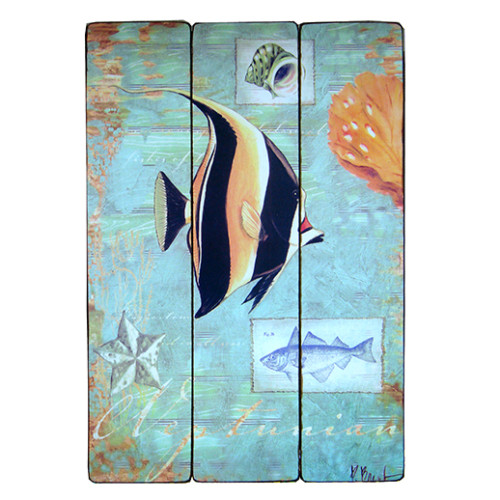 Картина деревянная "Рыба" №3