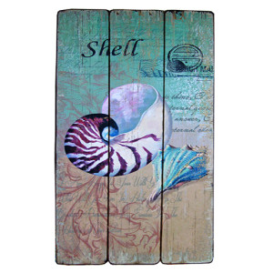 Картина деревянная "Ракушка" №6