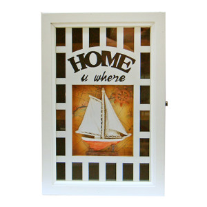 Ключница настенная "Home Парусник" №05B-7001A