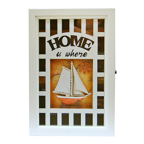 Ключница настенная "Home Парусник" №05B-7001A