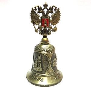 Колокольчик металлический "Ялта-жемчужина Крыма" №285