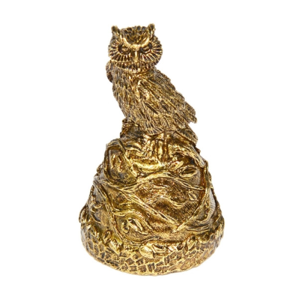 Колокольчик из бронзы "Сова малая" №K0069 Колокольчик из бронзы "Сова малая" №K0069