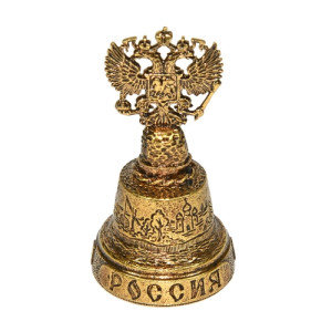 Колокольчик из бронзы "Герб" №K0099