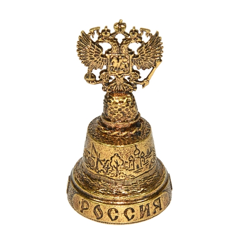 Колокольчик из бронзы "Герб" №K0099