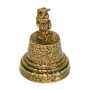 Колокольчик из бронзы "Сова" №K0101