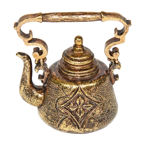 Колокольчик из бронзы "Чайник" №K0102