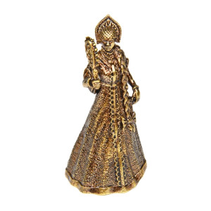 Колокольчик из бронзы "Красавица с зеркалом" №K0110