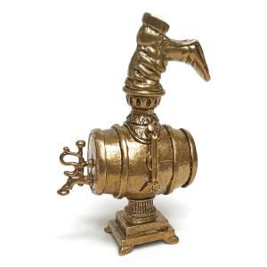 Колокольчик из бронзы "Самовар Кутузовский" №K0162