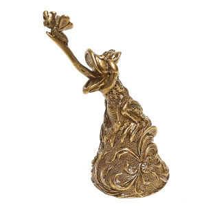 Колокольчик из бронзы "Лягушка охотница" №K0186