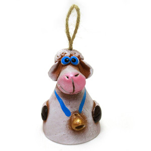 Колокольчик керамический "Овца" №KK3