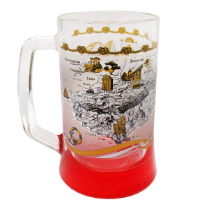 Бокал пивной стеклянный 0,5 л "Крым" №1008-1