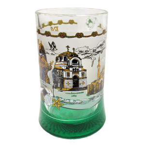 Бокал пивной стеклянный 0,5 л "Евпатория" №1008-6