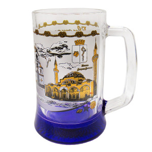 Бокал пивной стеклянный 0,5 л "Евпатория" №1008-6