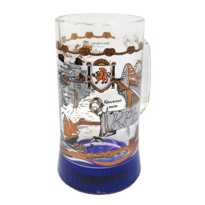 Бокал пивной стеклянный 0,3 л "Крым" №1172-1