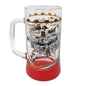 Бокал пивной стеклянный 0,3 л "Крым" №1172-1