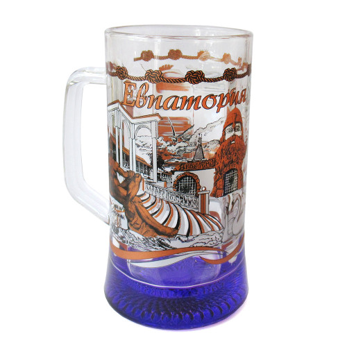 Бокал пивной стеклянный 0,3 л "Евпатория" №1172-6