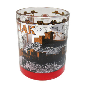 Кружка стеклянная чайная "Судак" №1208-4