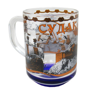 Кружка стеклянная "Судак" №1335-4