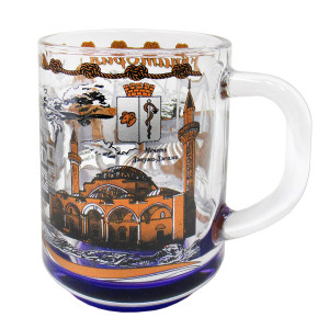 Кружка стеклянная "Евпатория" №1335-6