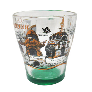 Кружка стеклянная Грация "Евпатория" №1649-6