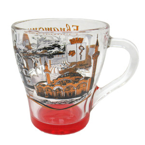 Кружка стеклянная Грация "Евпатория" №1649-6