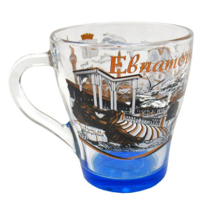Кружка стеклянная Грация "Евпатория" №1649-6