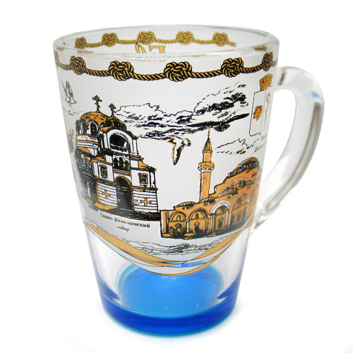 Кружка стеклянная "Евпатория" №1334-6