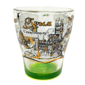 Кружка стеклянная Грация "Крым" №1649-2