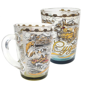 Кружка стеклянная "Судак" №1334-4