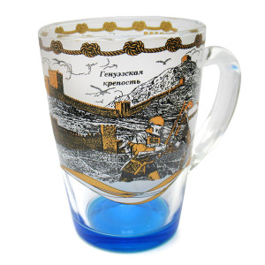 Кружка стеклянная "Судак" №1334-4