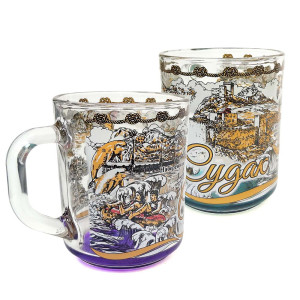 Кружка стеклянная "Судак" №1335-4