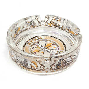 Пепельница стеклянная "Крым" №1015-2