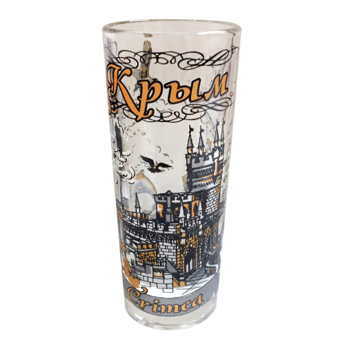 Стопка стеклянная "Крым-Ласточкино Гнездо" №1140