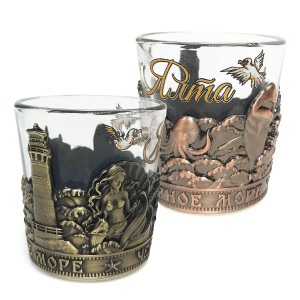 Рюмка стеклянная "Ялта. Черное море" №1250-5