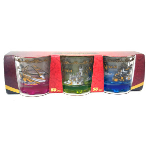 Набор стопок "Крым" 3 шт №2306-2