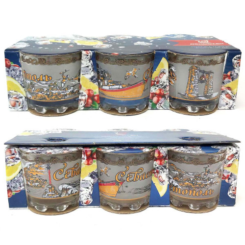 Набор стопок "Севастополь" 6 шт №886A-3