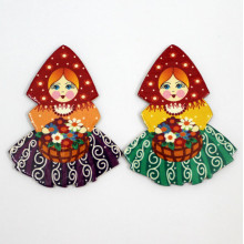 Магниты деревянные