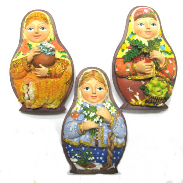 Магнит матрешка №0011 Магнит матрешка №0011