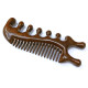 Массажер-гребешок сандаловый №7277-36